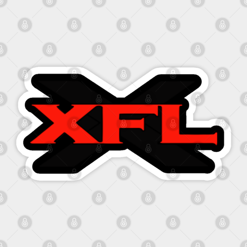 Hot Trendings Football - Xfl Football Sticker — Stickers & Decals