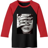 Jeon Jungkook Classic Baseball Tee for Men - Black/Red — Mens T Shirts