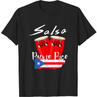 T-shirt Salsa Fierté Portoricaine pour Hommes — T-shirts pour hommes