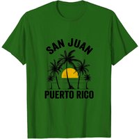 T-shirt Porto Rico Souvenir Plage San Juan 2022 pour Hommes — T-shirts pour hommes