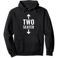 Hoodie Deux Places Blague Amusante Suggérante pour Fêtes Universitaires — Sweats à capuche pour hommes