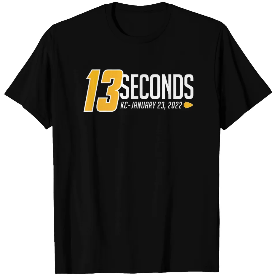 T-shirt 13 Seconds, T-shirt lourd Chiefs Grim Reaper pour hommes
