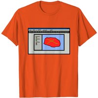 T-Shirt GIS Desktop pour Hommes en Noir