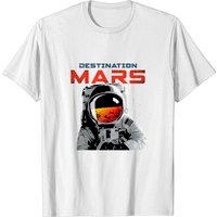 T-Shirt Destination Mars pour hommes - Noir — T-shirts pour hommes