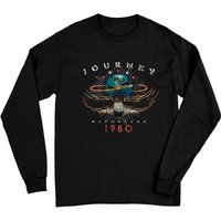 T-shirt à manches longues distressed de Journey Rock Band 1980 Departure Album