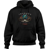 Hoodie Distressed de Journey Rock Band 1980 Departure Album — Sweats à capuche pour hommes