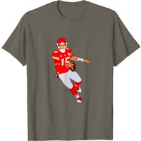 Mahomes KC 15 Classic T-Shirt for Men - Black — Mens T Shirts