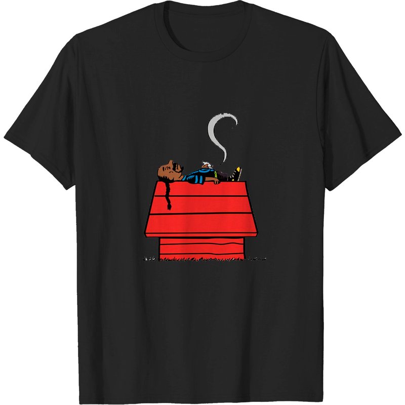 T-shirt Snoop(y) Dogg pour hommes en noir