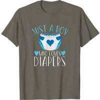 Juste un garçon qui aime les couches T-shirt pour hommes