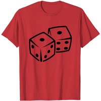 T-shirt Dice Snake Eyes 1c pour hommes — T-shirts pour hommes