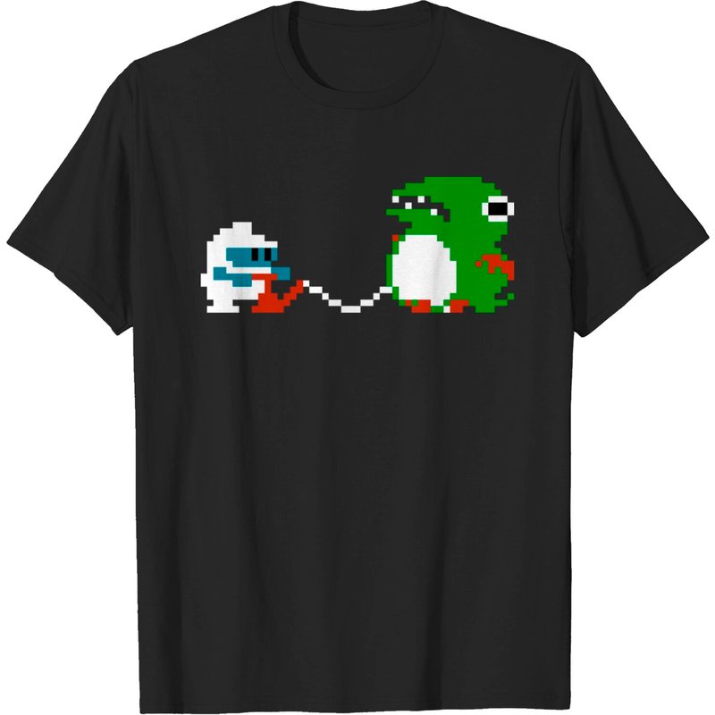 Dig Dug T Shirt for Men in Black — Mens T Shirts