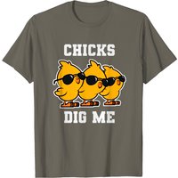 Chicks Dig Me Men's T-Shirt - Black