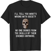 Human Skull Image T-Shirts for Men — Mens T Shirts