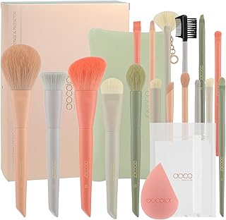 Ensemble de 17 Pinceaux Docolor Morandi avec Trousse — Ensemble de pinceaux de maquillage