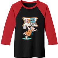 T-shirt de baseball Fred Flintstone Bowling Alley pour hommes
