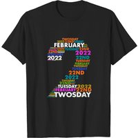 Twosday Tuesday Commemorative T-Shirt for Men - February 2, 2022 — Mens T Shirts
