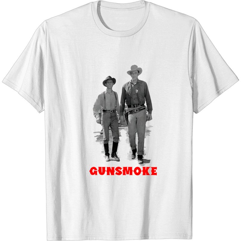 Gunsmoke Chester and Mr Dillon Men's T-Shirt — Mens T Shirts