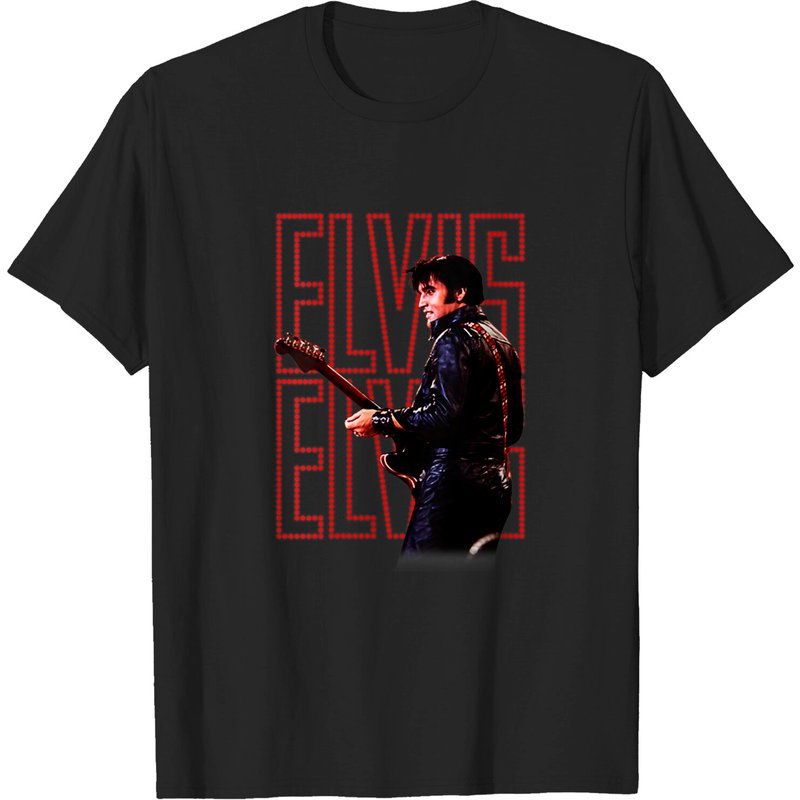 Elvis Presley 68 Comeback Special Rock Band T-Shirt — Mens T Shirts