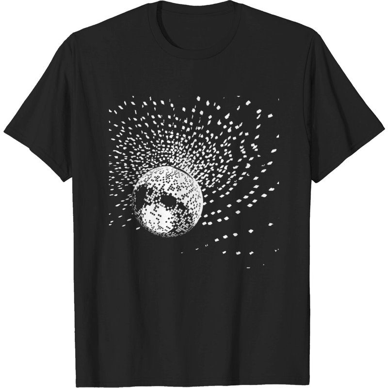 T-shirt Disco Ball pour hommes en noir — T-shirts pour hommes