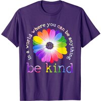 T-shirt Be Kind - Message Hippie pour la Journée de l'Unité