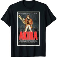 T-shirt Akira EakarCity pour hommes classique décontracté en noir