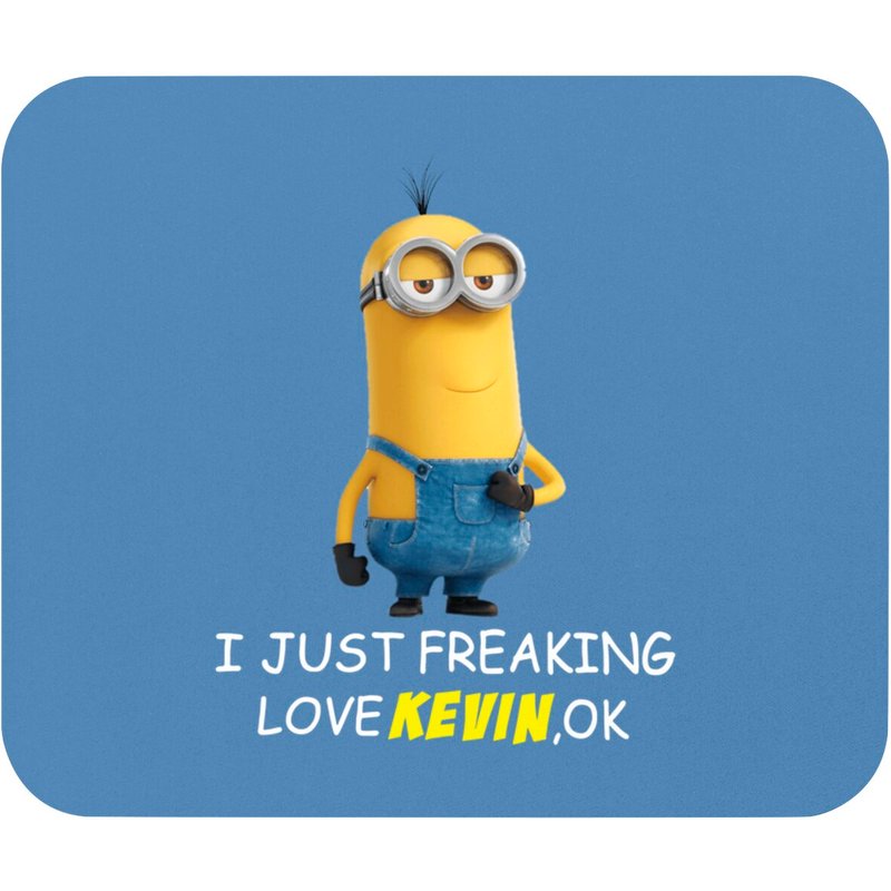 Tapis de Souris Kevin Minion - Design Bleu Caroline — Tapis de souris et sous-mains