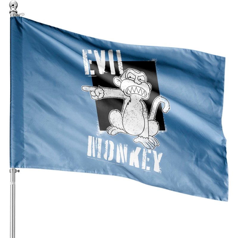 Monkey House Flags Family Guy Evil Monkey Portrait — Decorative Flags