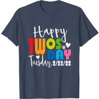 T-shirt Souvenir 2-22-22 - Happy Twosday 2022 pour hommes — T-shirts pour hommes