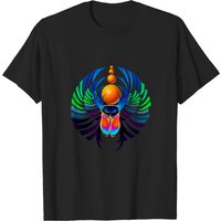 Hot Scarab T Shirt for Men - Black