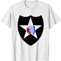 T-Shirt de la 2e Division d'Infanterie pour Supporters Militaires — T-shirts pour hommes