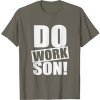 T-Shirt Do Work Son pour Hommes en Noir — T-shirts pour hommes