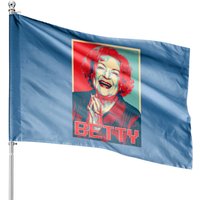 Betty White House Flags - Double-Sided Print — Decorative Flags
