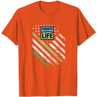T-Shirt pour hommes Donate Life en noir — T-shirts pour hommes