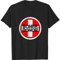 T-shirt Boner Doner pour hommes en noir