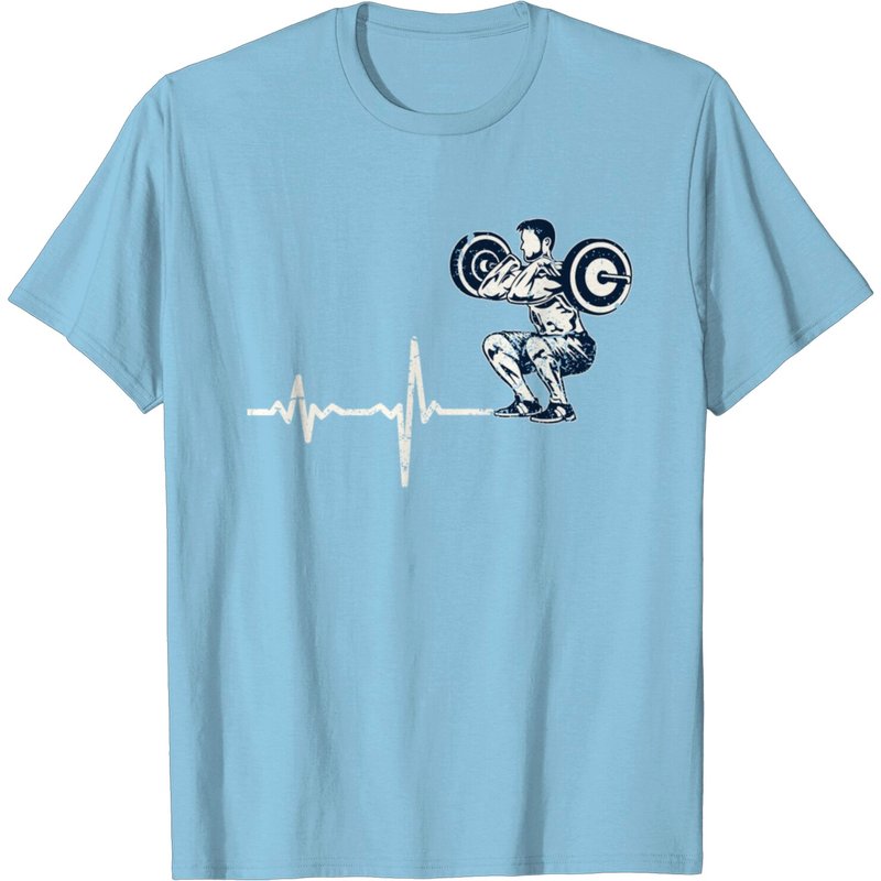 T-shirt Gift Heartbeat pour hommes - Haltérophilie
