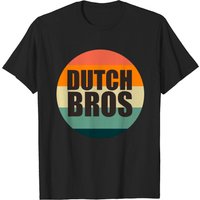 T-shirt pour hommes Dutch Bros en noir — T-shirts pour hommes