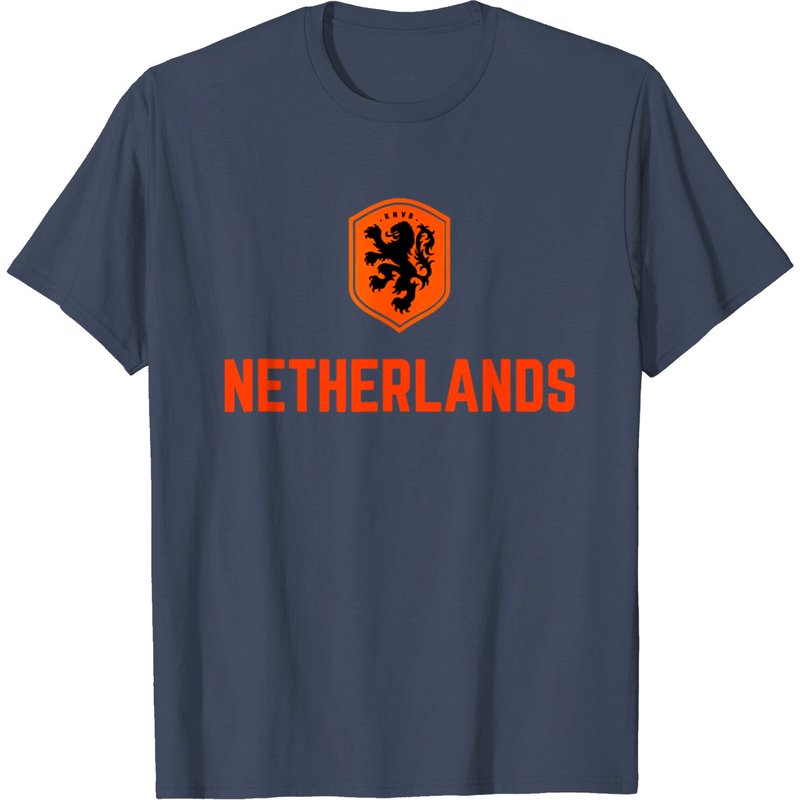 Maillot de soccer des Pays-Bas 2021 Euros T-Shirt de football néerlandais — T-shirts pour hommes