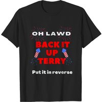T-shirt Funny Back It Up Terry pour hommes du 4 juillet — T-shirts pour hommes