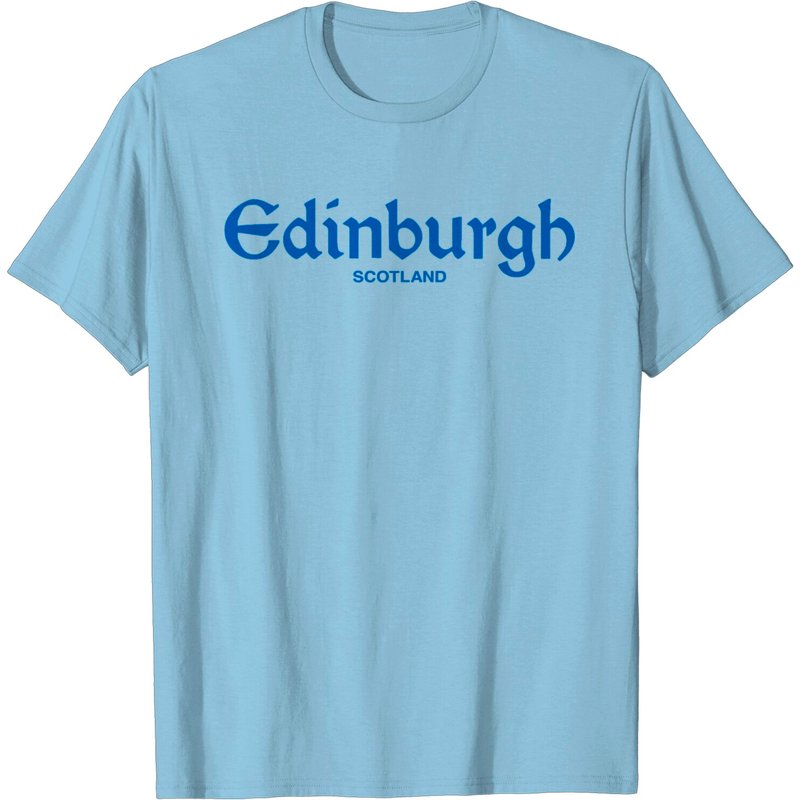 Edinburgh T Shirt for Men in Black