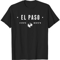 T-shirt El Paso pour hommes en noir