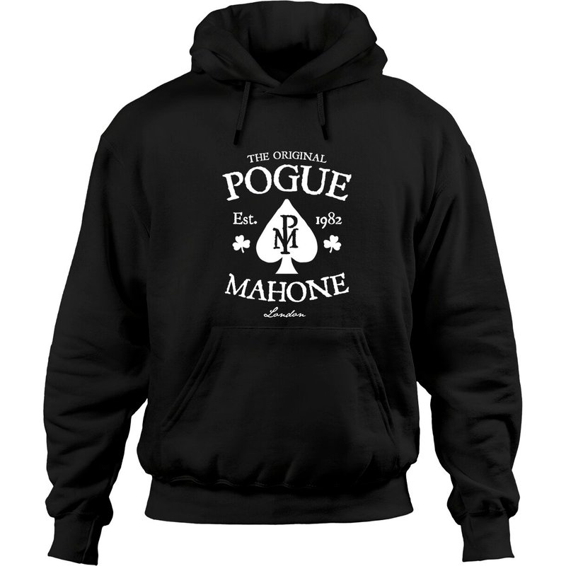 Les Hoodies Spade Officiels de The Pogues pour Unisexe Noir — Sweats à capuche pour hommes
