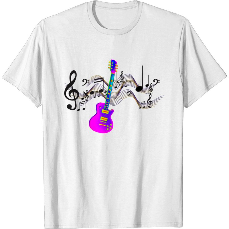 T-Shirt Électrique Guitar pour Hommes — T-shirts pour hommes