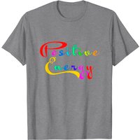 T-Shirt Positive Energy pour Hommes en Noir — T-shirts pour hommes