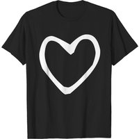 T-Shirt Dessin de Cœur pour la Saint-Valentin pour Hommes — T-shirts pour hommes