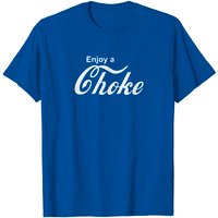 Enjoy A Choke Men's T-Shirt in Black