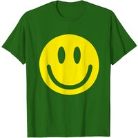 Smiley Face T-Shirt for Men in Black