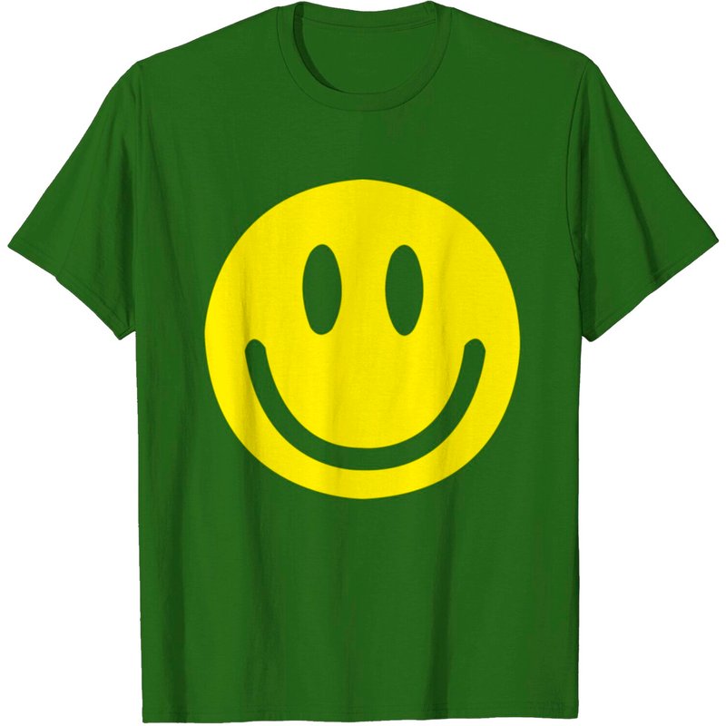 T-Shirt Sourire pour Hommes en Noir — T-shirts pour hommes