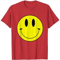 Smiley Face T Shirt for Men in Black