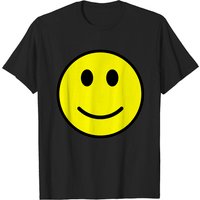 Smiley Face T-Shirt for Men - Black