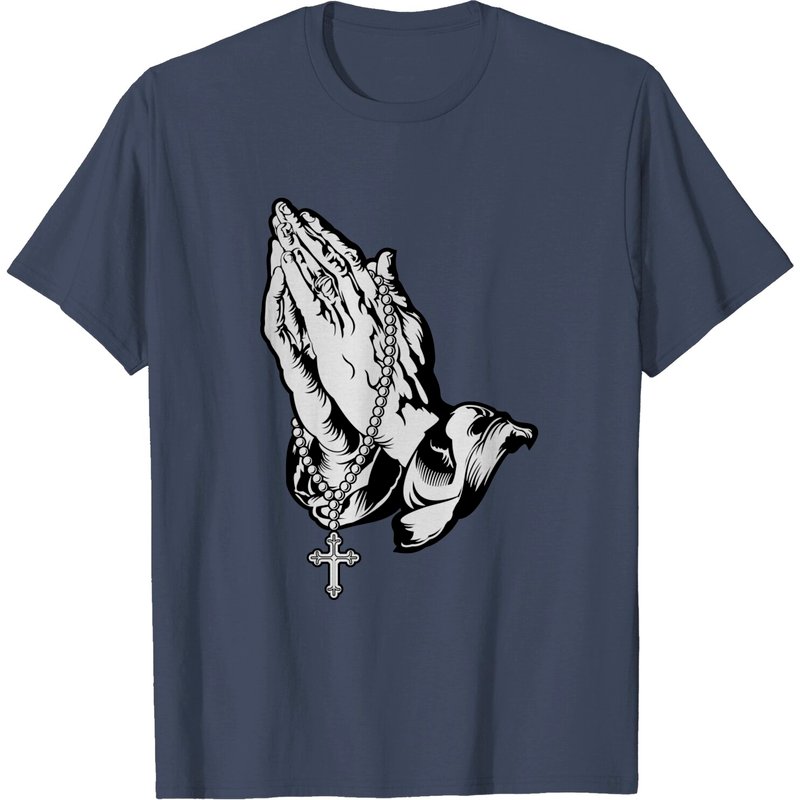 T-shirt Praying Hands pour hommes — T-shirts pour hommes